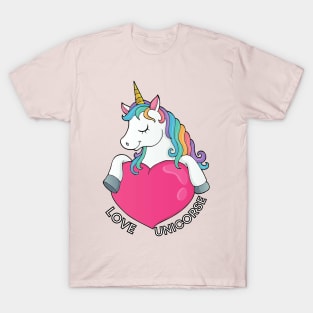Love unicorse T-Shirt